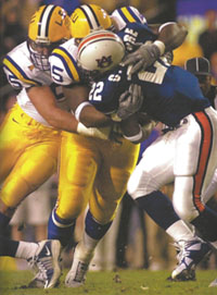 Tiger D Swarms Auburn Ballcarrier